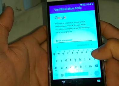 membuka verifikasi akun ThL W100S FRP