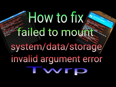 Cara mudah atasi masalah Failed To Mount System (Invalid Argument) pada ThL W8 via TWRP
