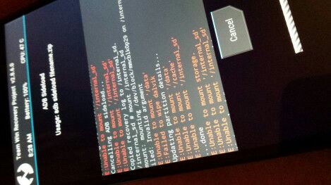 Pengalaman atasi masalah Failed To Mount System (Invalid Argument) pada ThL W8 Beyond via TWRP