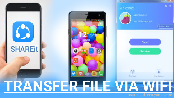 Kirim dan Transfer File via Wifi di ThL 5000 Menggunakan ShareIt Terbaru