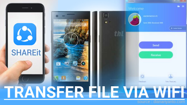 Transfer File via Wifi di ThL T11 Menggunakan ShareIt Versi Baru
