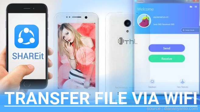 Tips Transfer File via Wifi di ThL W100S Menggunakan ShareIt Versi Baru