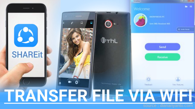 Transfer File via Wifi di ThL W11 Monkey King 2 Menggunakan ShareIt Versi Baru
