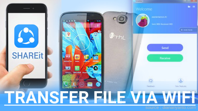 Tips Transfer File via Wifi di ThL W8+ Menggunakan ShareIt Terbaru