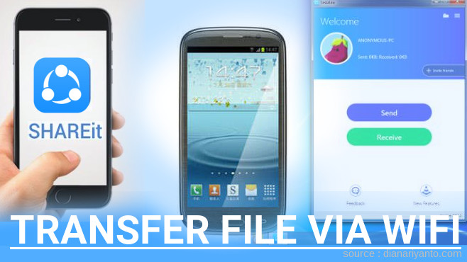 Transfer File via Wifi di ThL W8 Menggunakan ShareIt Versi Baru