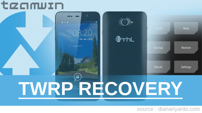 TWRP ThL W200S Berhasil 100%
